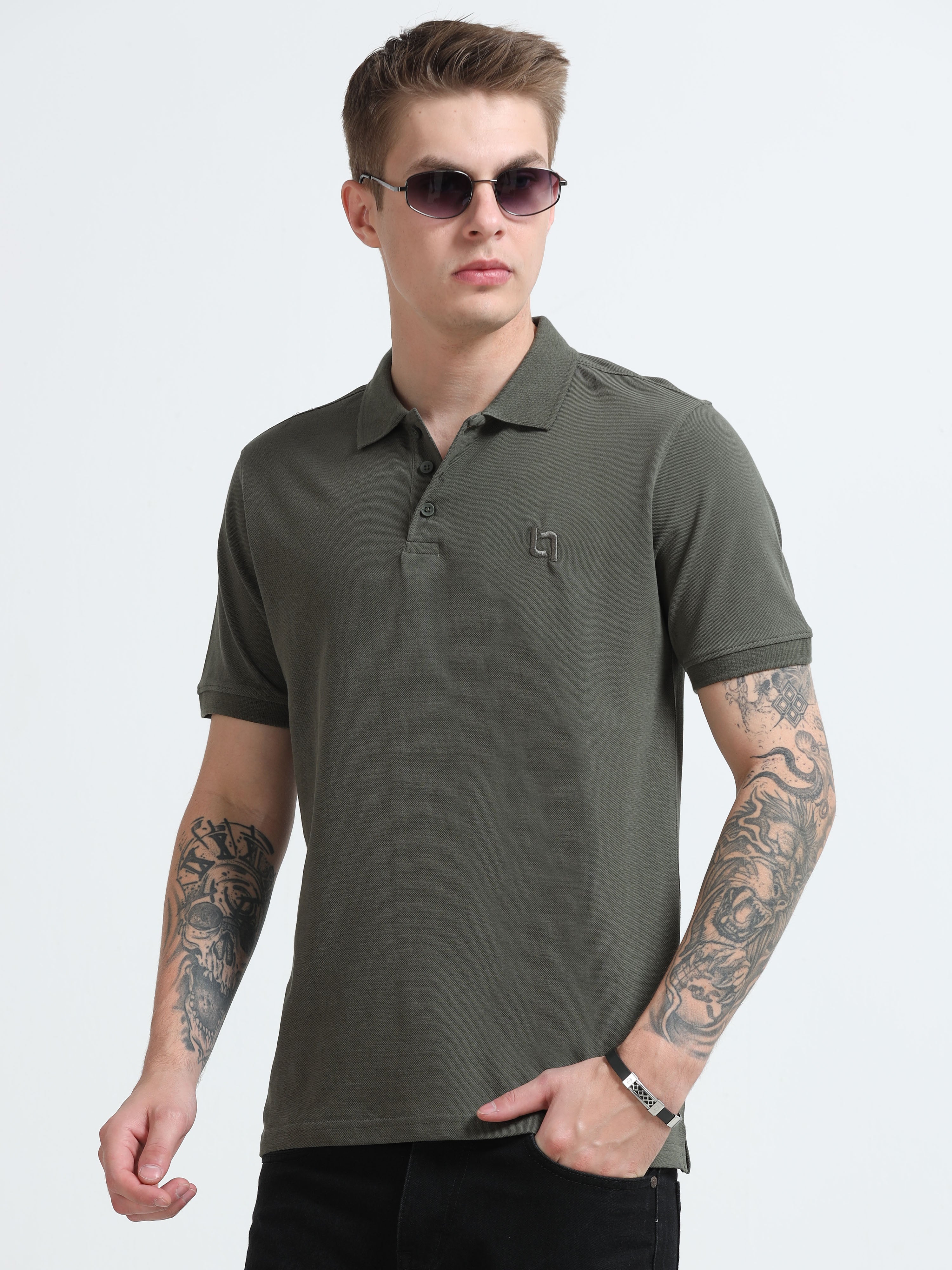 Men’s Polo Neck T-Shirt