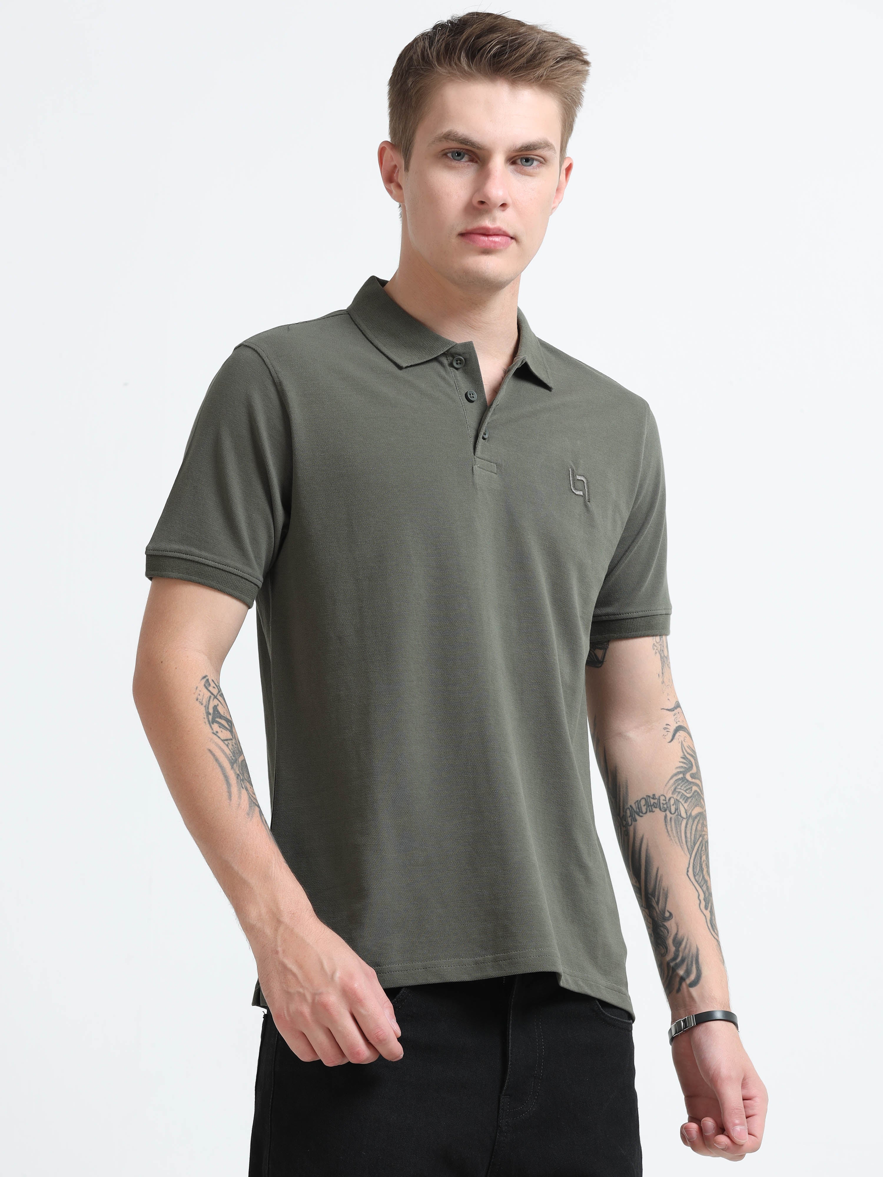 Men’s Polo Neck T-Shirt