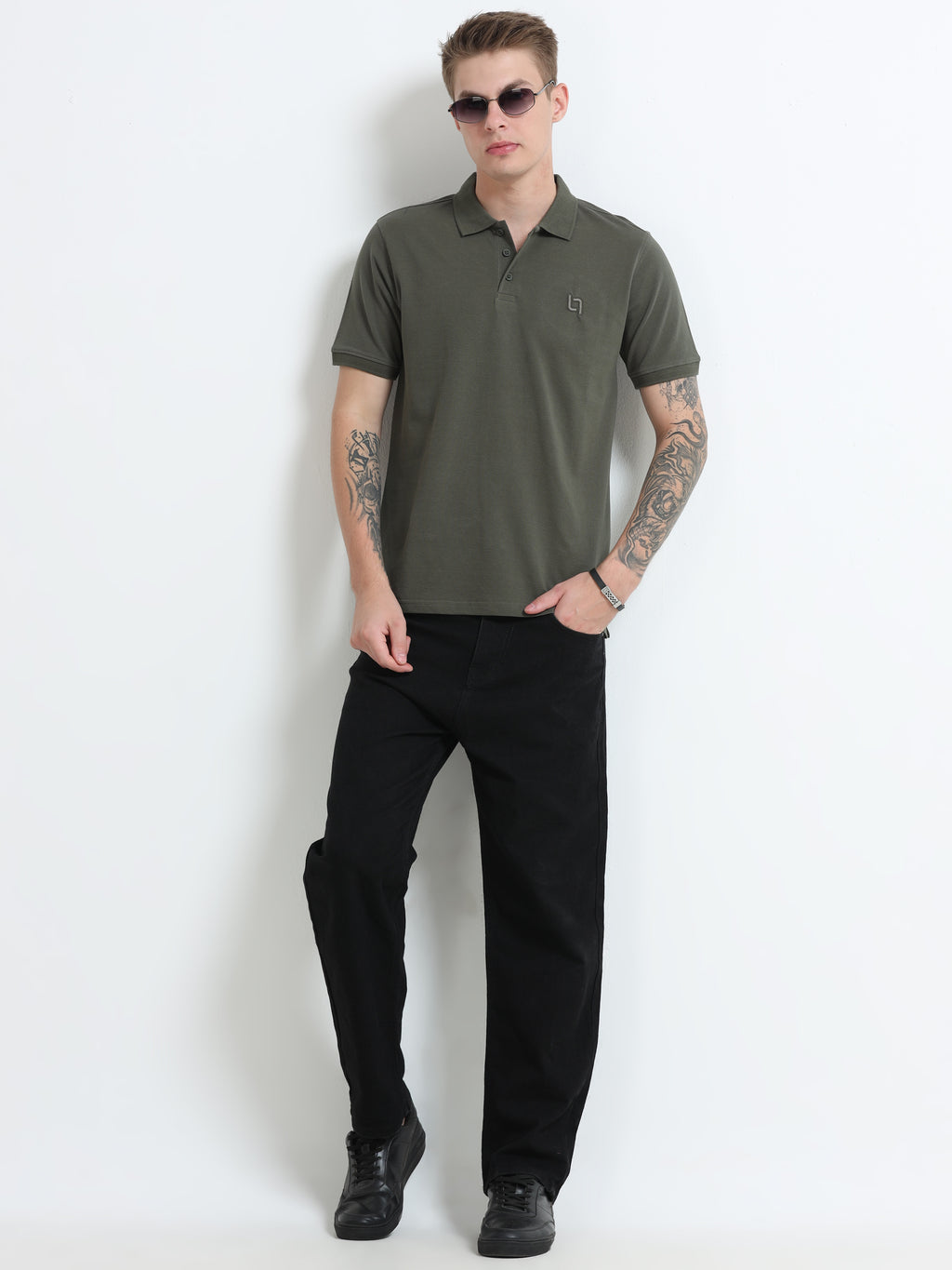 Men’s Polo Neck T-Shirt