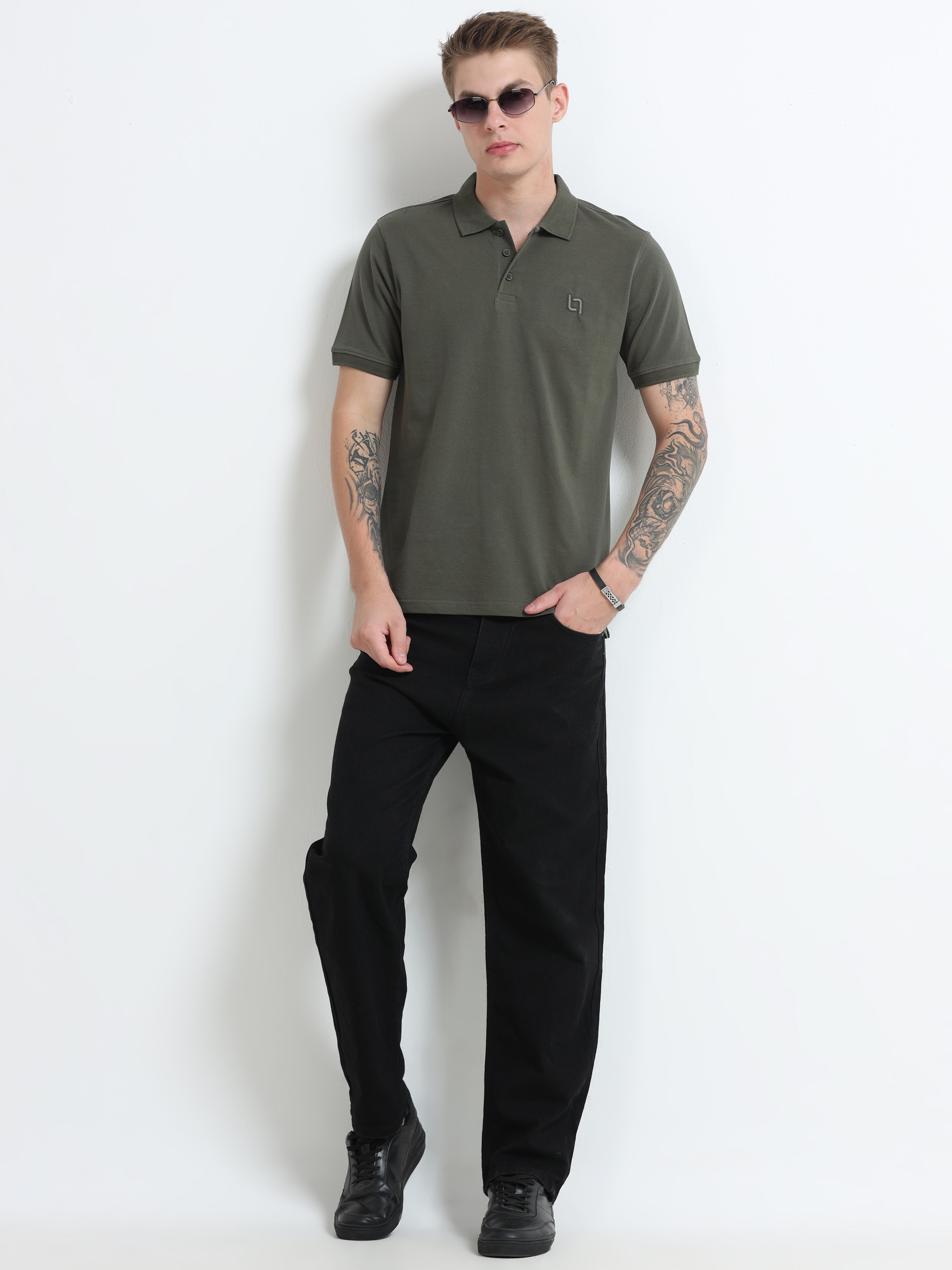 Men’s Polo Neck T-Shirt