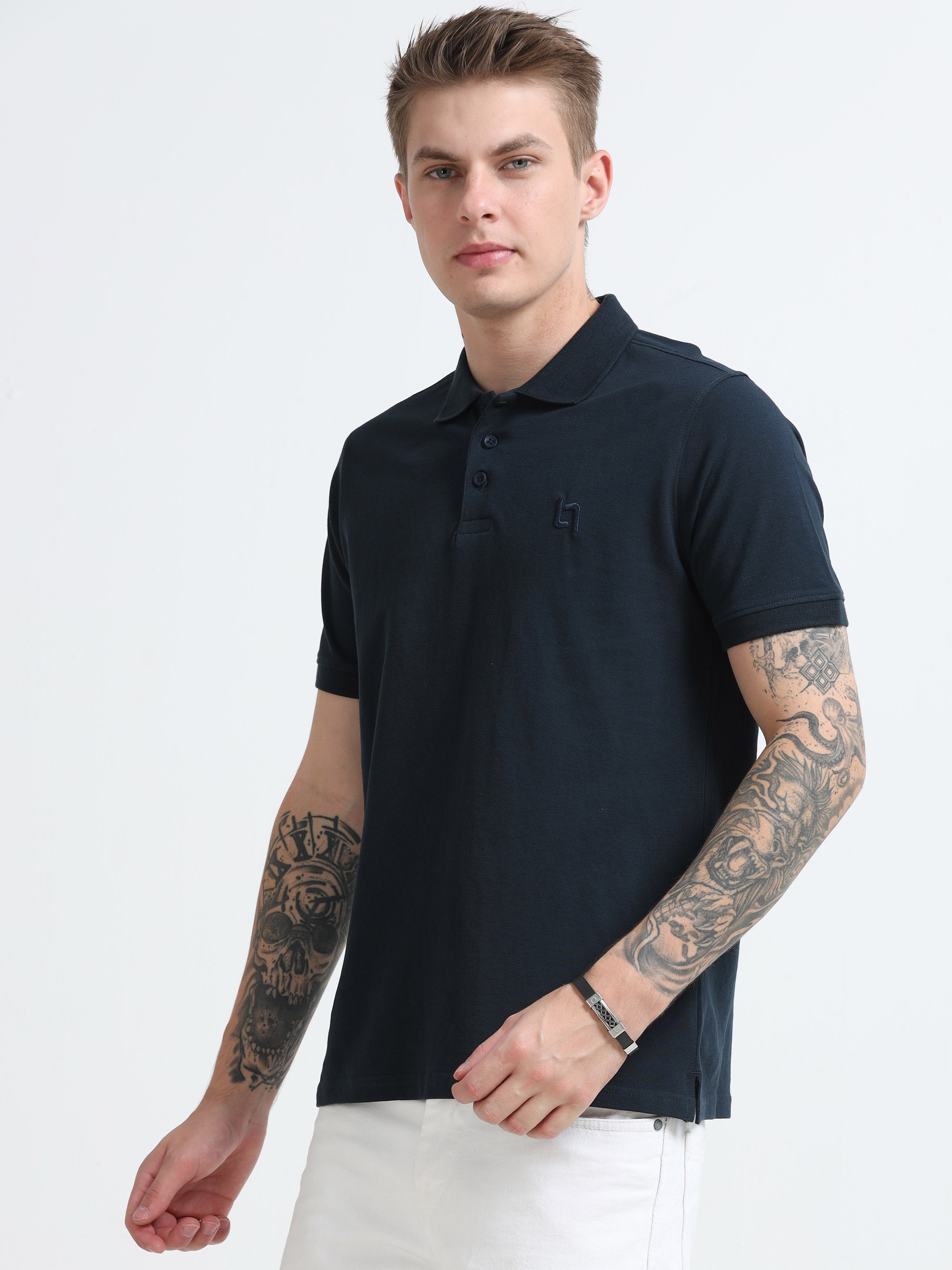 Men’s Polo Neck T-Shirt
