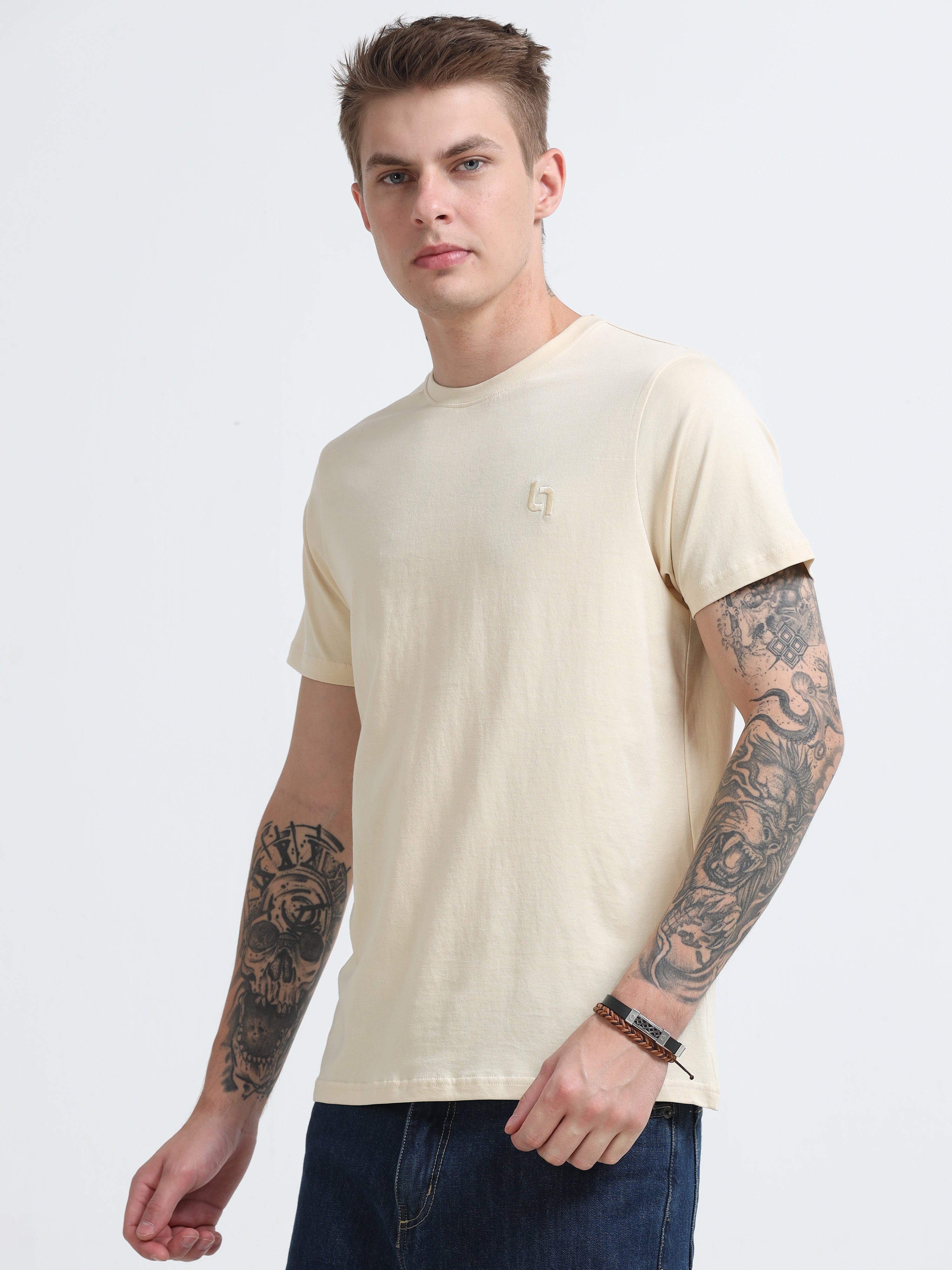 SUPIMA Cotton T-Shirt for Men