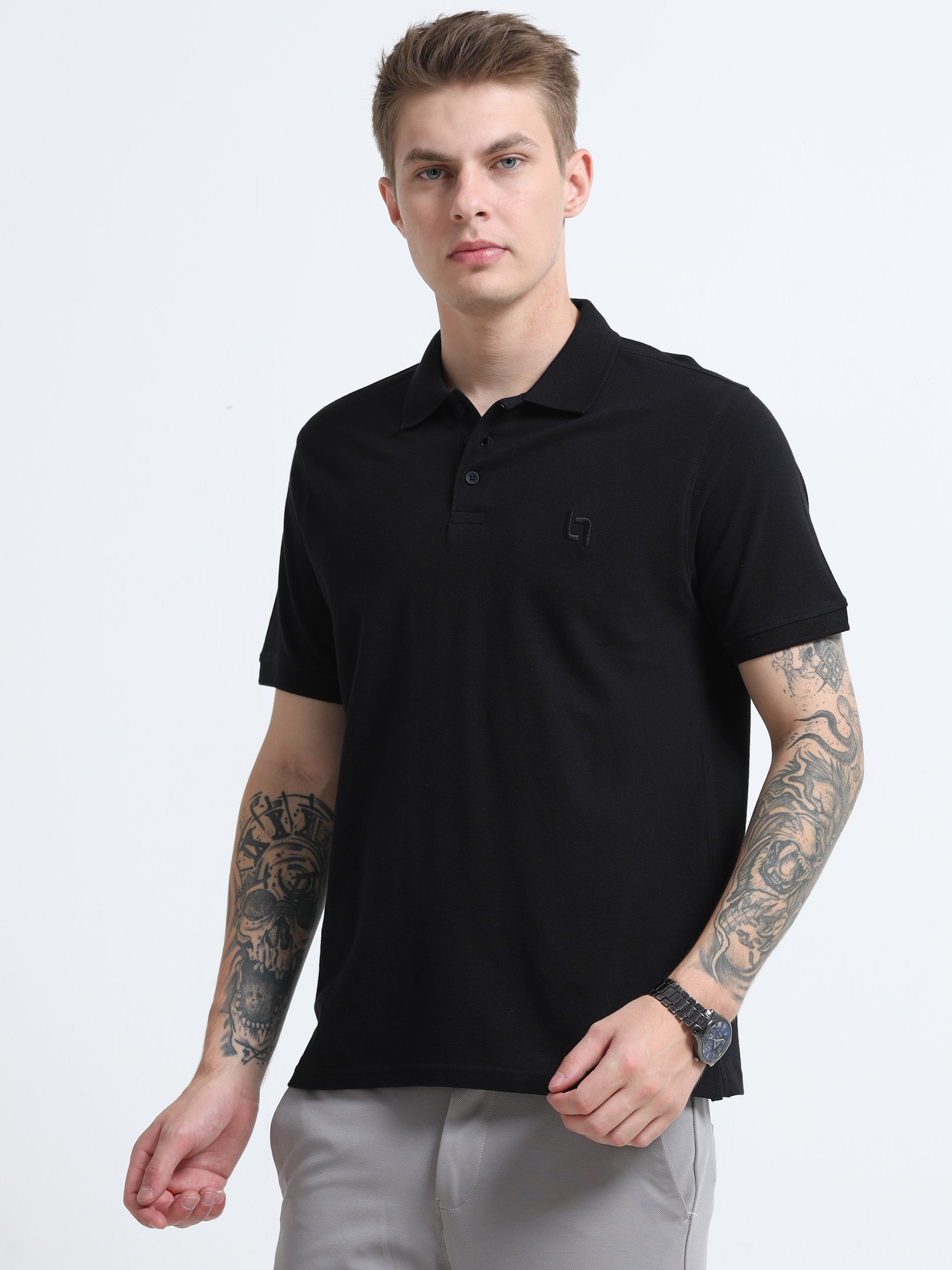 Men’s Polo Neck T-Shirt